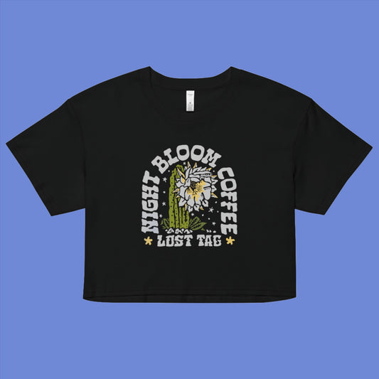 Night Bloom Women’s crop top