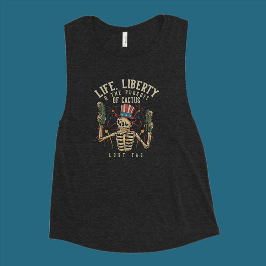 Pursuit of Cactus Ladies’ Muscle Tank
