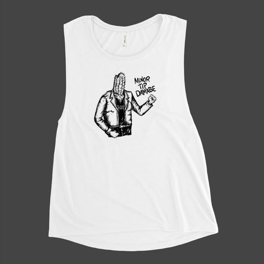 Minor Tip Damage Ladies’ Muscle Tank