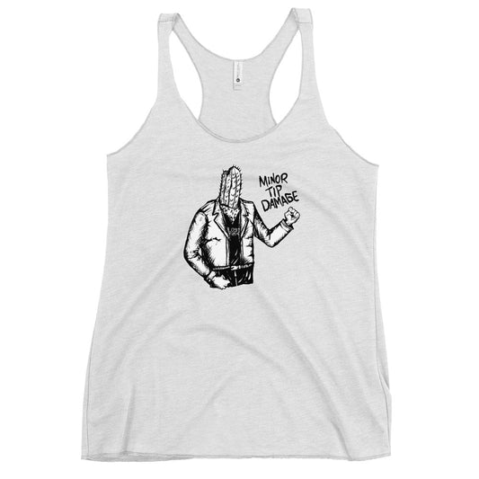 Minor Tip Damage Racerback Tank