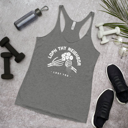 Loph Thy Neighbor Women's Racerback Tank