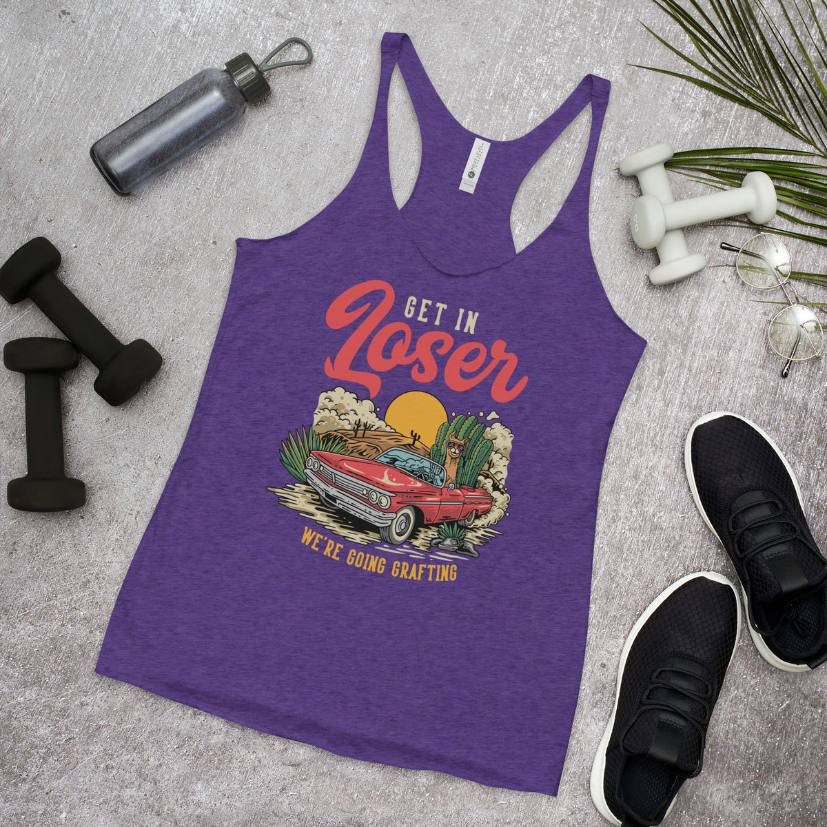 Get in Loser women's racerback tank