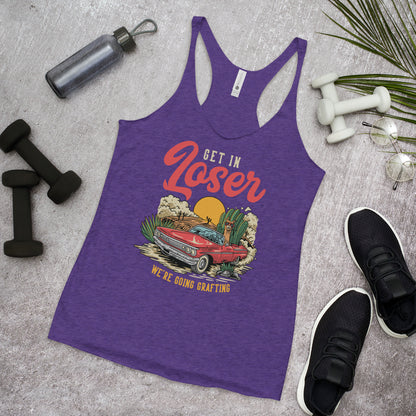 Get in Loser women's racerback tank