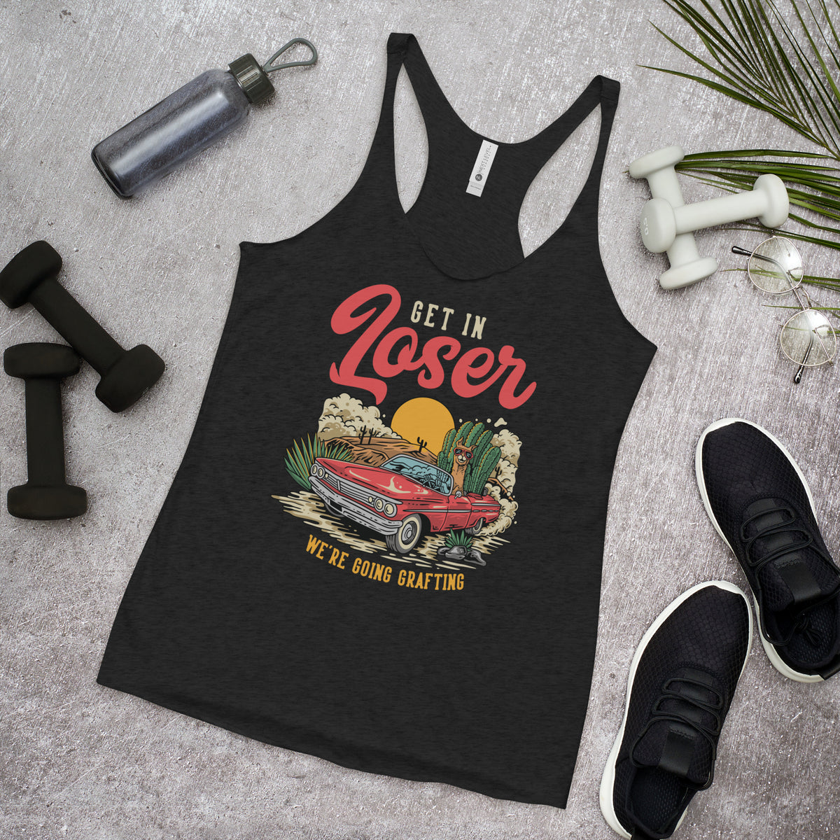Get in Loser women's racerback tank