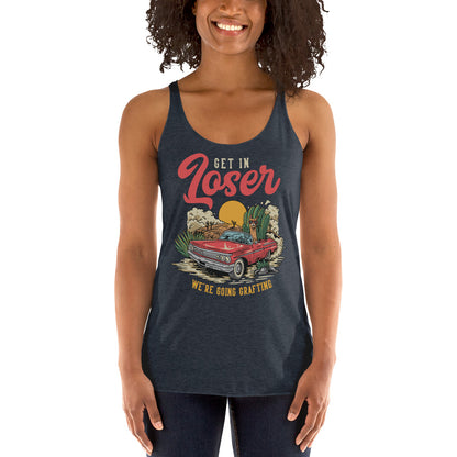 Get in Loser women's racerback tank