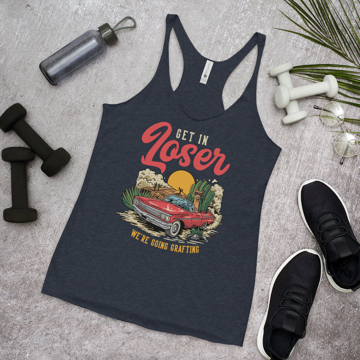 Get in Loser women's racerback tank