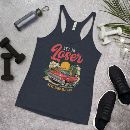 Get in Loser women's racerback tank