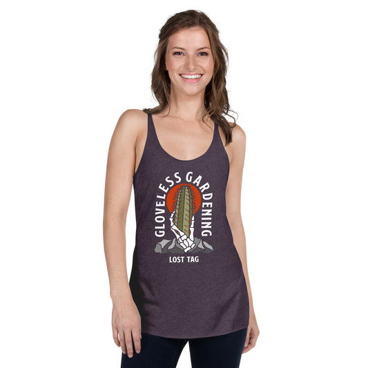 Gloveless Gardening women's racerback tank
