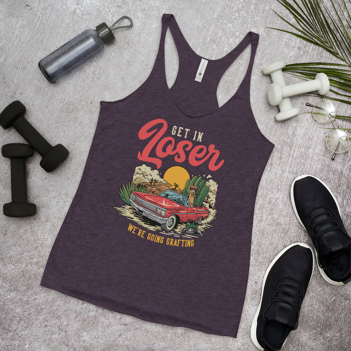 Get in Loser women's racerback tank