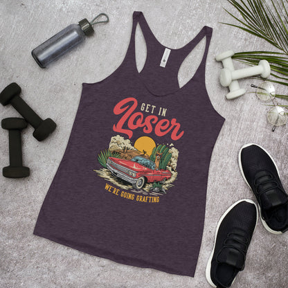 Get in Loser women's racerback tank