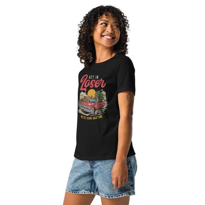 Camiseta holgada mujer Get in Loser